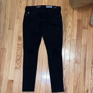 AG Adriano Goldschmied Women's Black Skinny Jeans